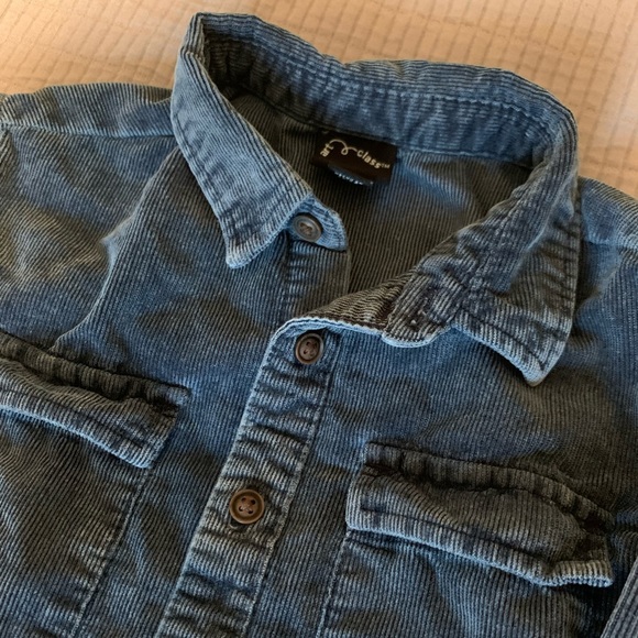 Art Class blue corduroy button down - Picture 7 of 10